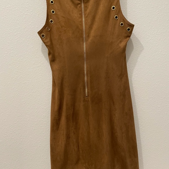 Guess Grommet Suede Mini Dress XXS - Picture 6 of 11